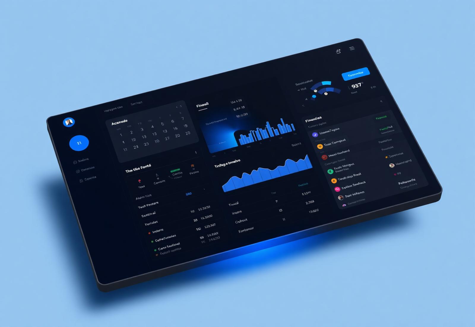 Painel do DJ Flow com agenda, financeiro e clientes